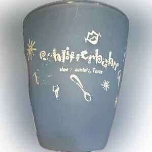 VTG RARE 10OZ BLUE SCHLITTERBAHN ICE CREAM CUP TUMBLER SOUVENIR COLLECTIBLE KIDS